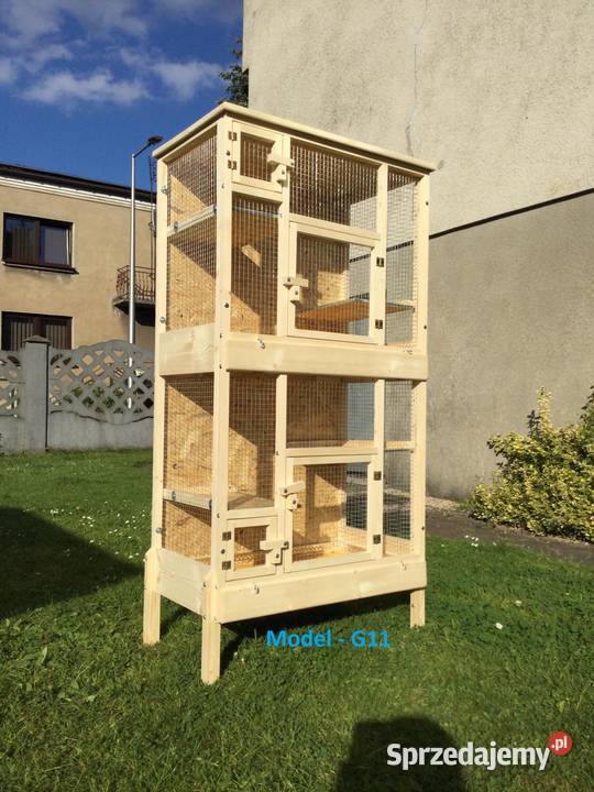 Klatka drewniana gryzoni koszatniczki szynszyli Myszków