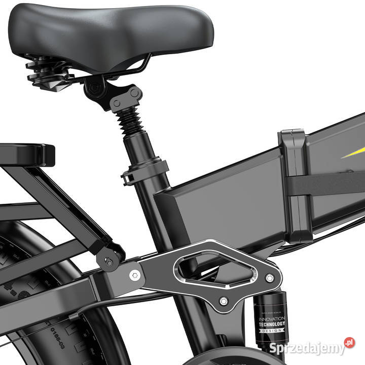 Rower elektryczny OVIVO V2 PRO 20 czarnożółty Tarnów