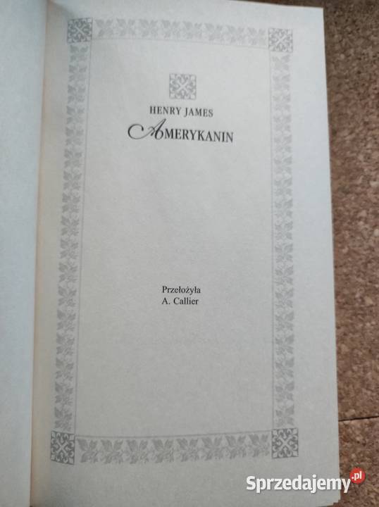 Amerykanin Henry James Kielce