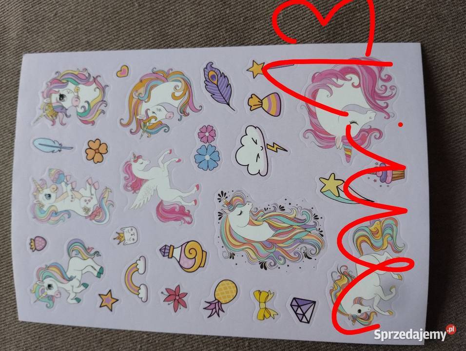 Jednorożce naklejki Siemiatycze