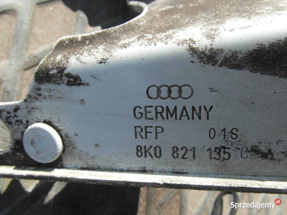 WSPORNIK BŁOTNIKA lewy AUDI A4 B8 8K0821135c zachodniopomorskie Szczecin