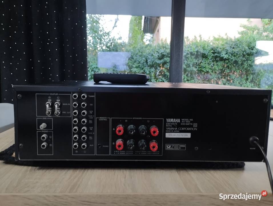 Wzmacniacz stereo Yamaha ax 550rs mazowieckie Ostrów Mazowiecka sprzedam