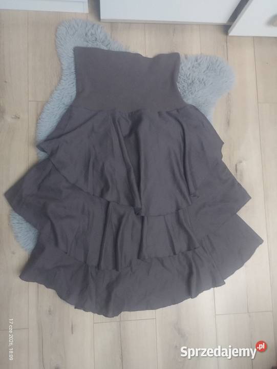 Spódnica Gia La Moda rozmiar SM długa brązowa Czermna