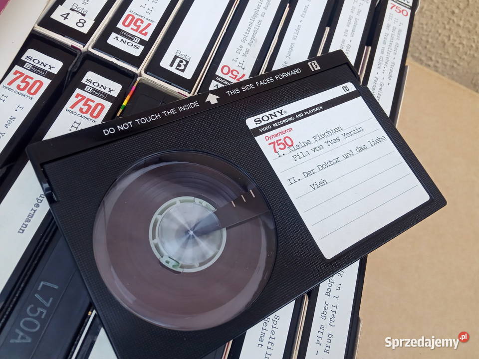 KASETY SONY Dynamicron L750 Betamax 22 wielkopolskie Poznań