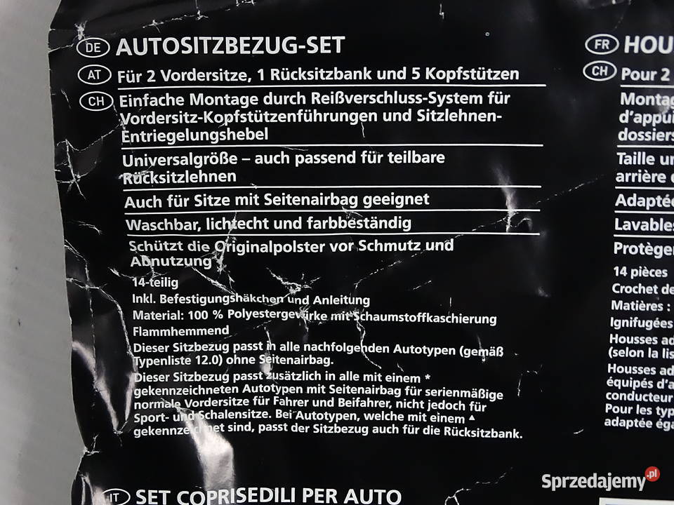 NOWY Zestaw Pokrowców Samochodowych Ultimate Biłgoraj