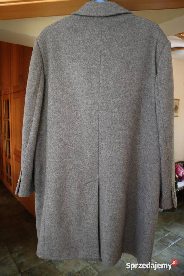 Męski płaszcz wełniany marki Ferre Milano Ustroń sprzedam