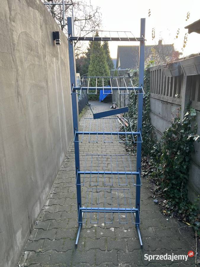 Regał sklepowy metalowy 210x65 wielkopolskie Kościan sprzedam