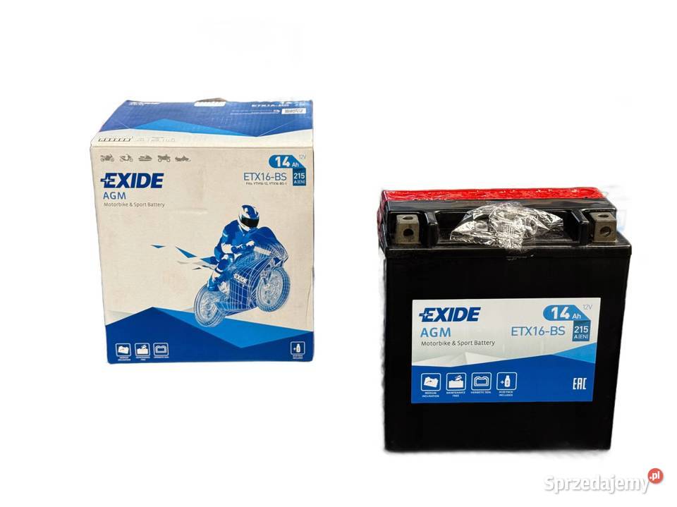 Akumulator EXIDE 12V 14Ah 215A L YTX16BS Jelcz-Laskowice