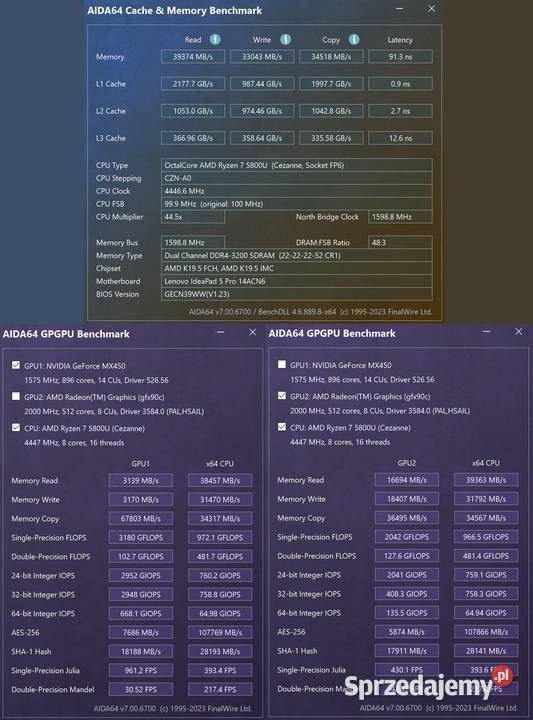 Lenovo IdeaPad 5 Pro 14 28K 90Hz Ryzen 7 5800U WiFi  Zakopane