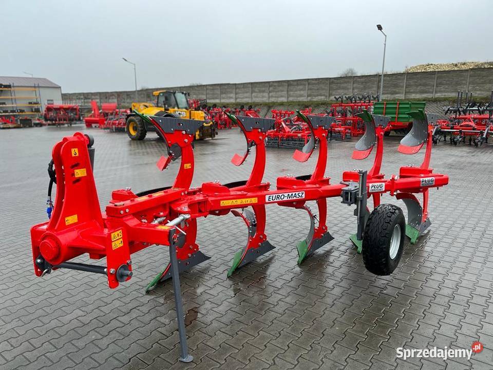 Pług obrotowy obracalny POR duży EUROMASZ ZAB nieuszkodzony Maszyny uprawowe Nowy Sącz