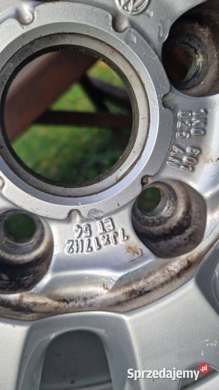 VW felgi aluminiowe 17 7Jx17 ET54 22545 R17Y Słowikowo sprzedam