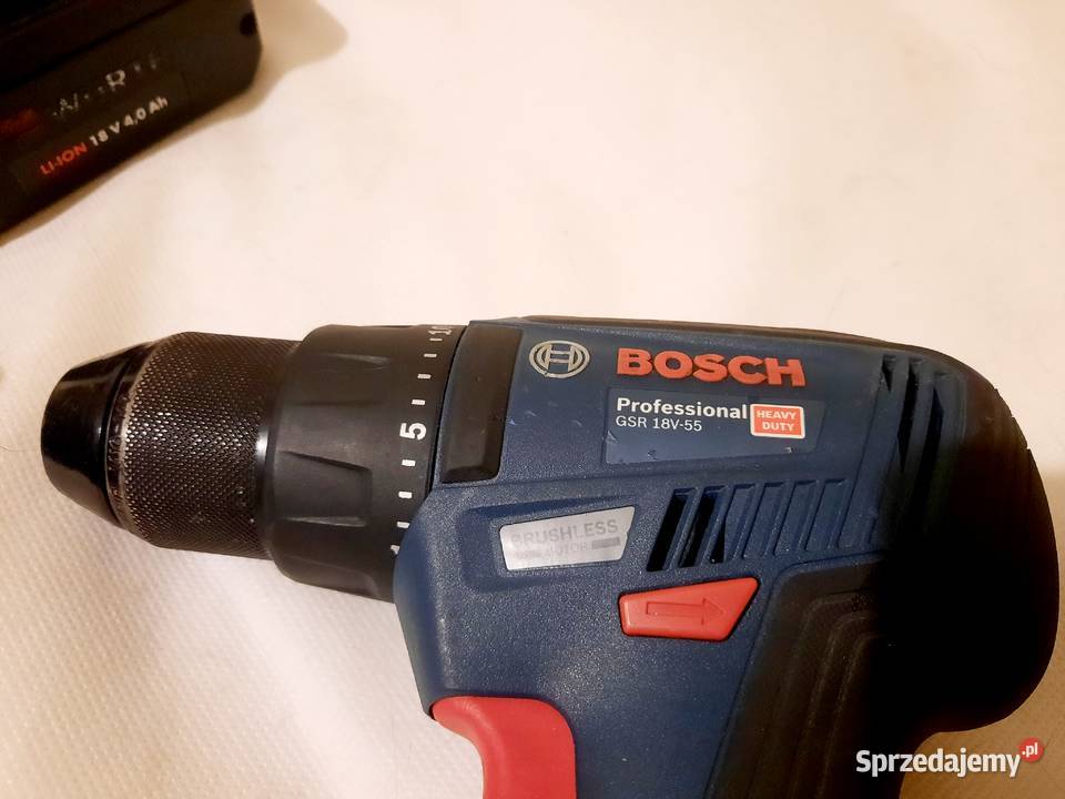 Wiertarko wkrętarka akumulator GSR 18V55 BOSCH