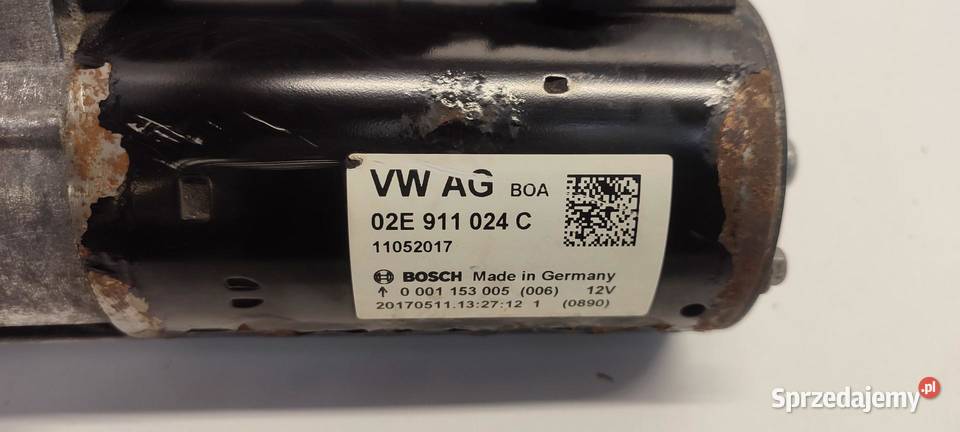 AUDI Q3 8U ROZRUSZNIK 20 TDI 02E911024C