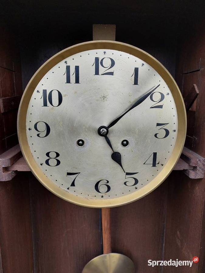 Stary 100 letni zegar ścienny Junghans piękny Tczew sprzedam