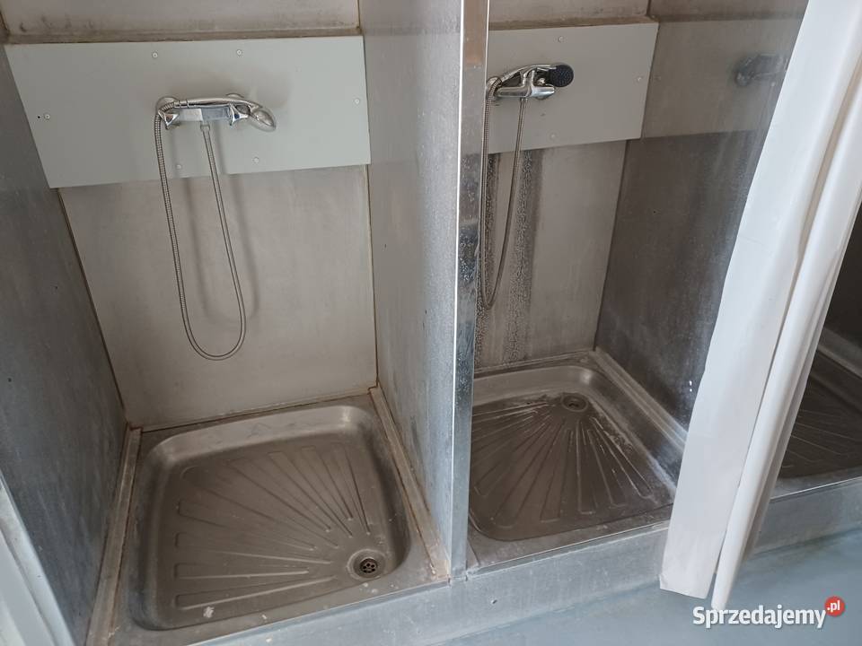 KONTENER SANITARNY 4 KABINY PRYSZNICOWE UMYWALKI dolnośląskie Wrocław