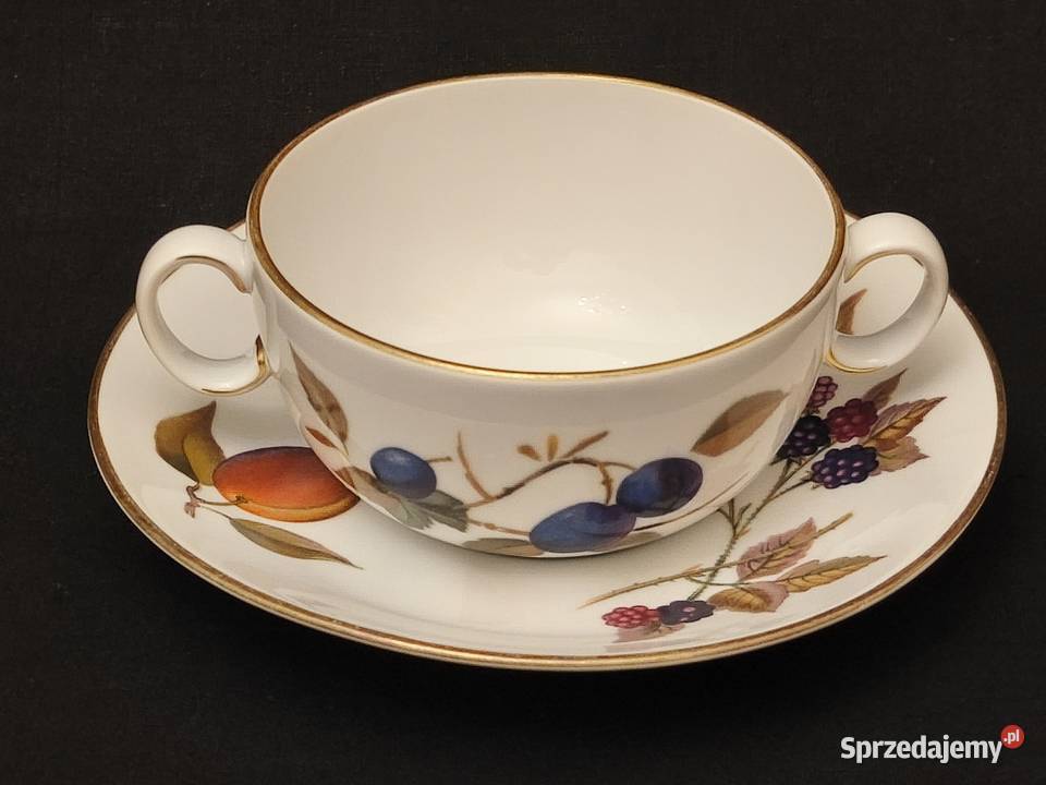 Bulionówka angielska Royal Worcester Evesham Chełm sprzedam