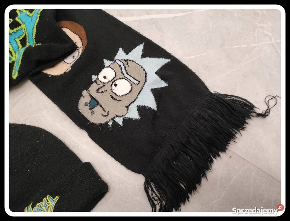 Rick and Morty zimowy komplet czapka szalik Płock