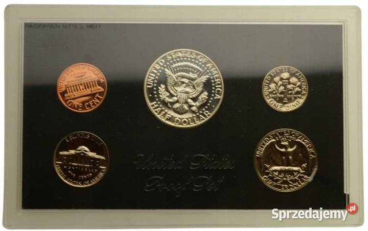 monety USA Proof Set 1968 S San Francisco Numizmatyka Warszawa