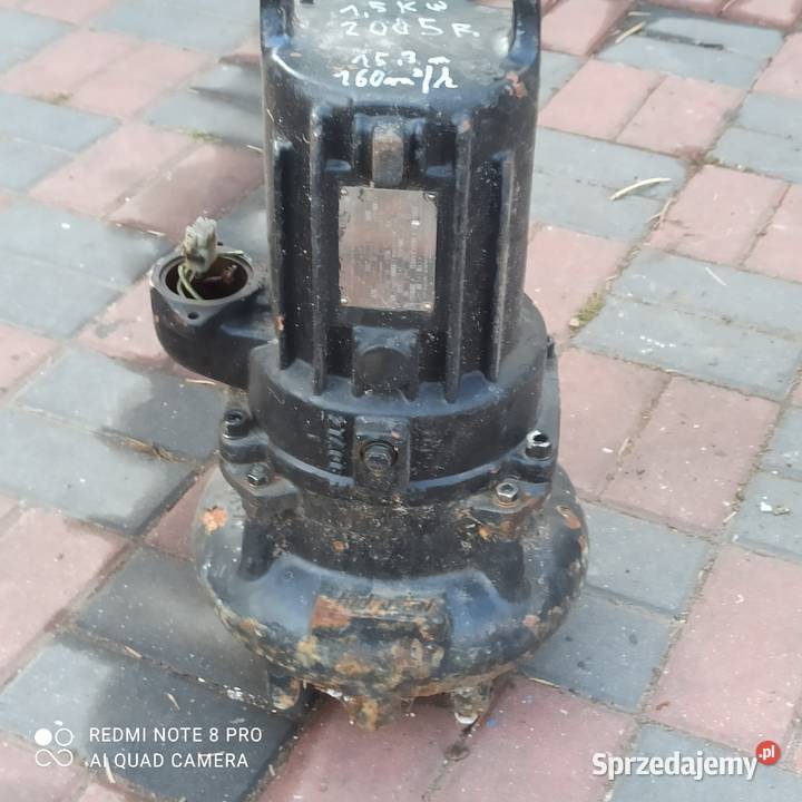 Pompa zatapialna szlamowa Górnicza Hidrostal Produkcja wielkopolskie Nowy Tomyśl