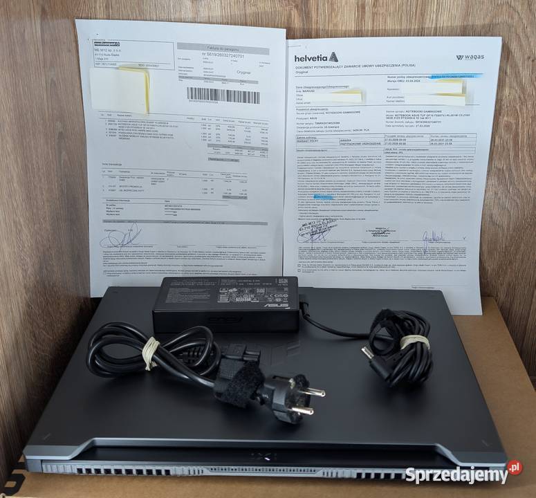 Laptop Asus TUF GAMING F16 Model FX607V Ruda Śląska
