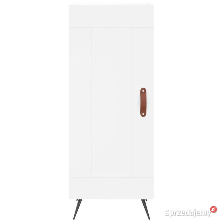 Wysoka szafka biała 345x34x180 materiał Warszawa