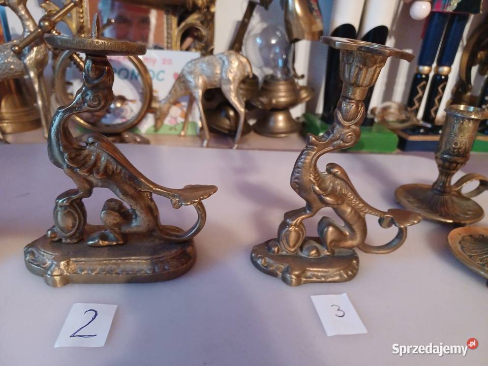 Kolekcja Świecznik mosiężny Wyprzedaż Poznań