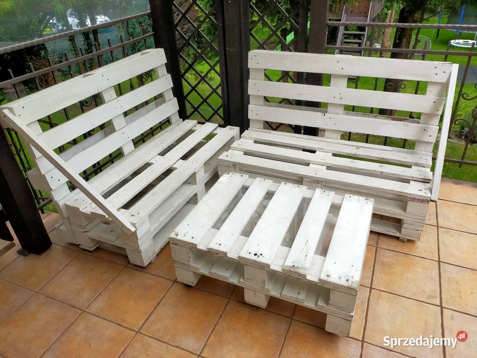 Meble ogrodowe z palet