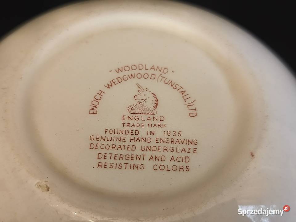 Miska głęboka angielska Enoch Wedgwood lubelskie Chełm