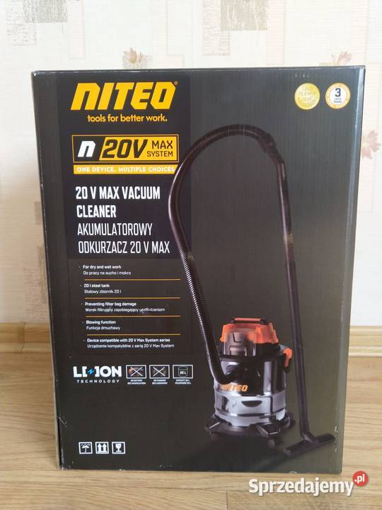 NAJTANIEJ Odkurzacz Akumulatorowy 20L