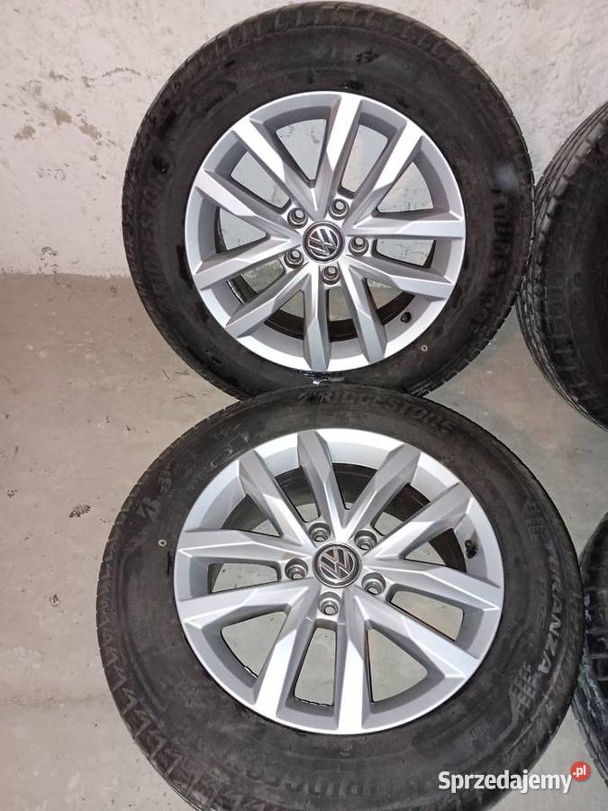 Alufelgi VW B8 65Jx16H2 opony Bridgestone T005