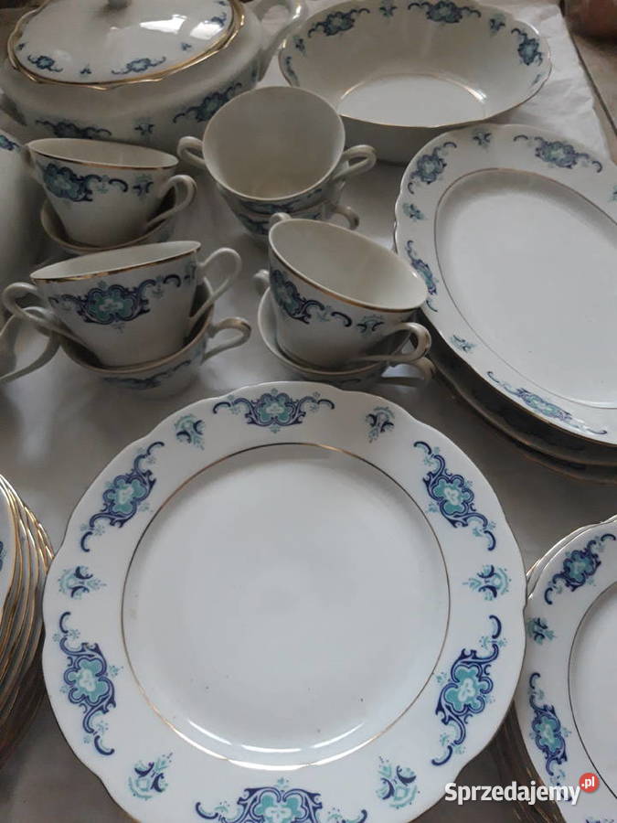 serwis obiadowy Ćmielów lata 50te Warszawa