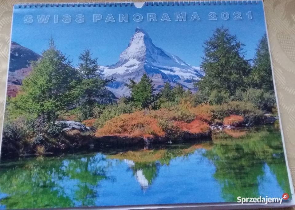 Kalendarz ścienny wiszący 40x32Krajobrazy Książki i Podręczniki łódzkie Łódź