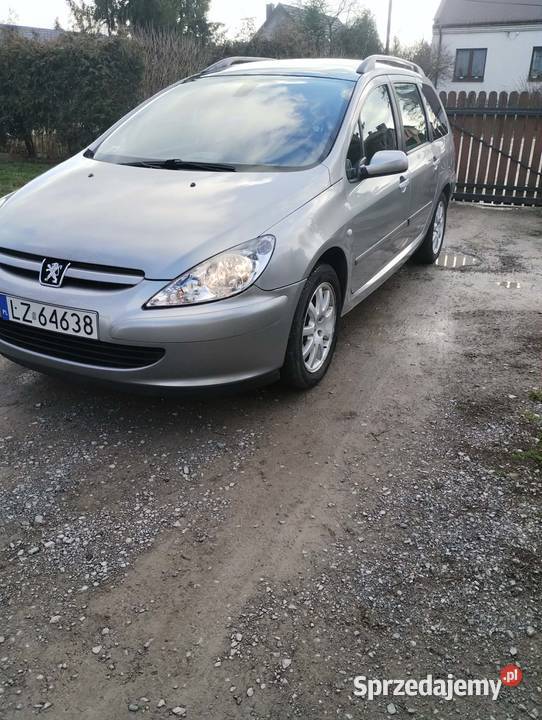 Peugeot 307 kombi automat 20 bezyna gaz 7 osob wspomaganie kierownicy 307 SW