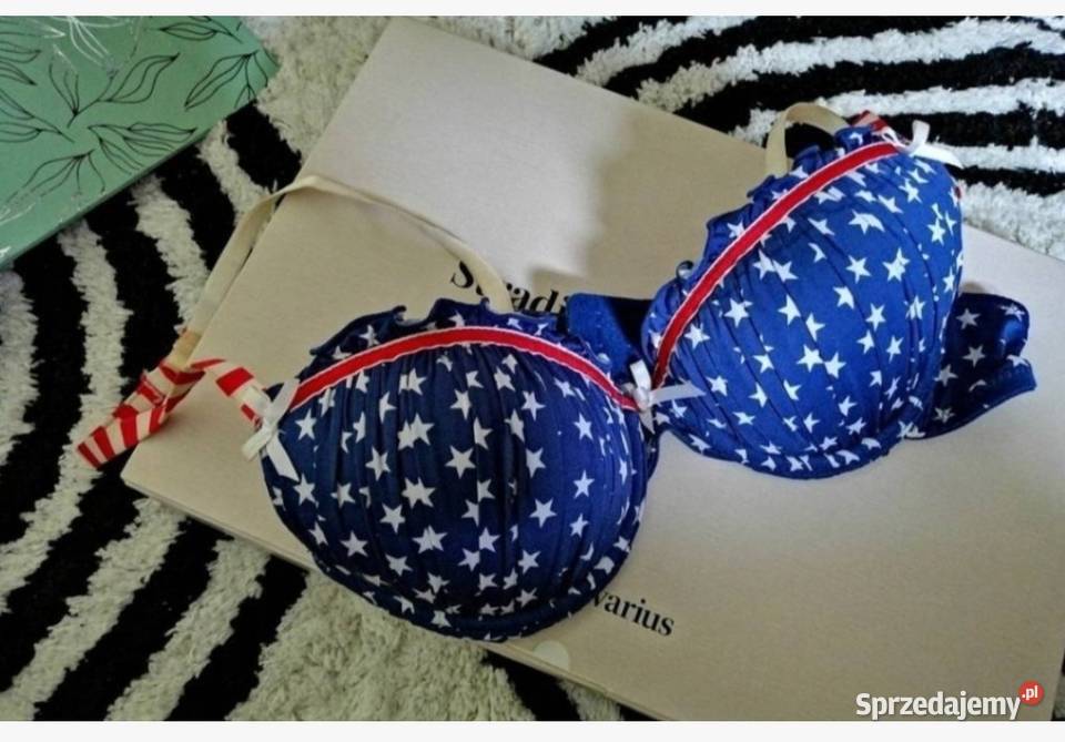 Nowy YORKER stanik biustonosz push up w print Leszno