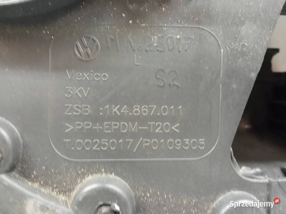 TAPICERKA BOCZEK LEWY PRZÓD KIEROWCY EU VW osobowe sprzedam