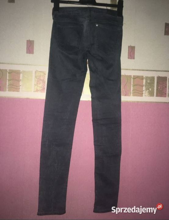 Nowe HM szare Spodnie Dżinsy Rurki Skinny Jeans szary/srebrny Leszno