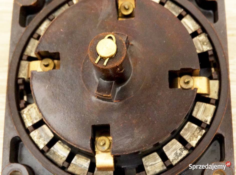 Przełącznik obrotowy 5 pozycyjny 4 sekcyjny 20 A Części i akcesoria śląskie