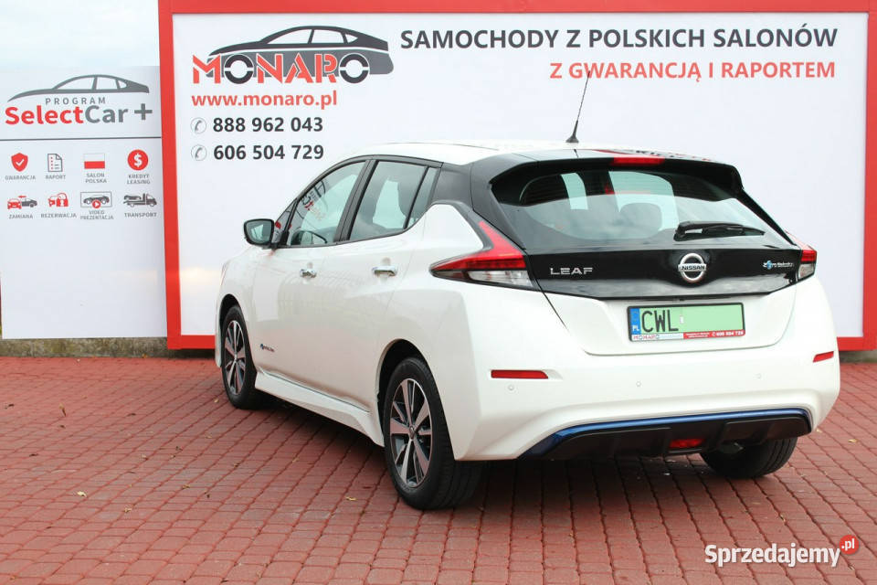 Nissan Leaf Napęd elektryczny 40 kWh Salon czujnik zmierzchu kujawsko-pomorskie Włocławek