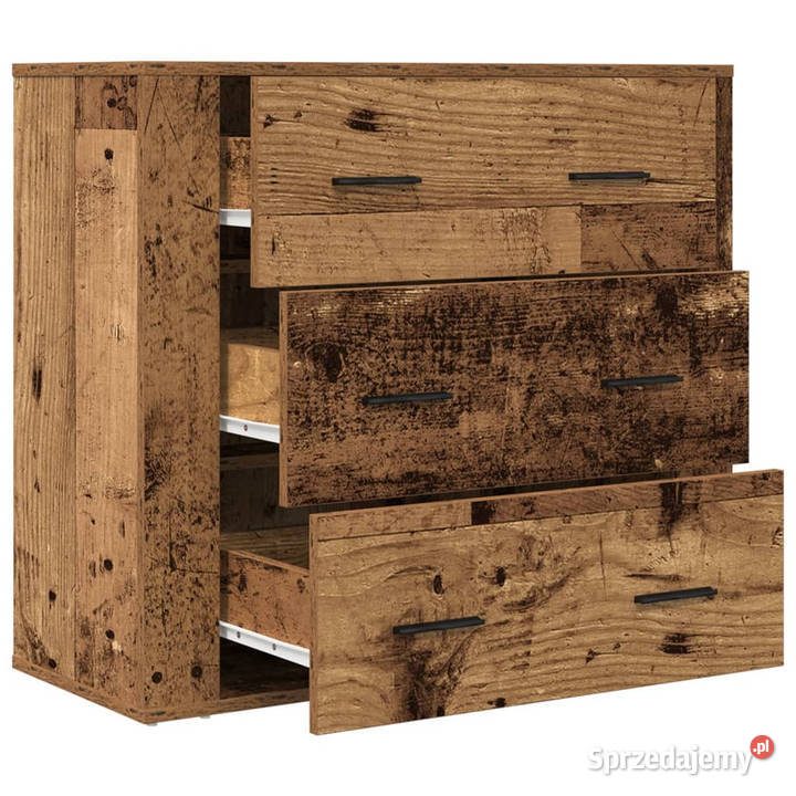 Szafka stare drewno 80x33x70 materiał Pozostałe