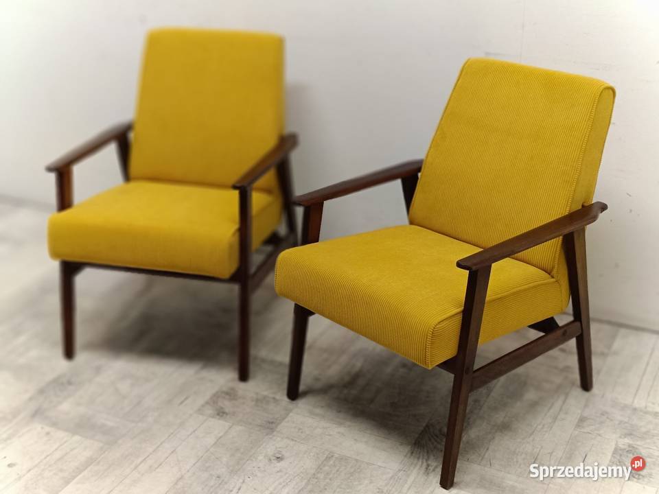 fotel fotele PRL lisek Chierowski Var Homma Fotele łódzkie Radomsko