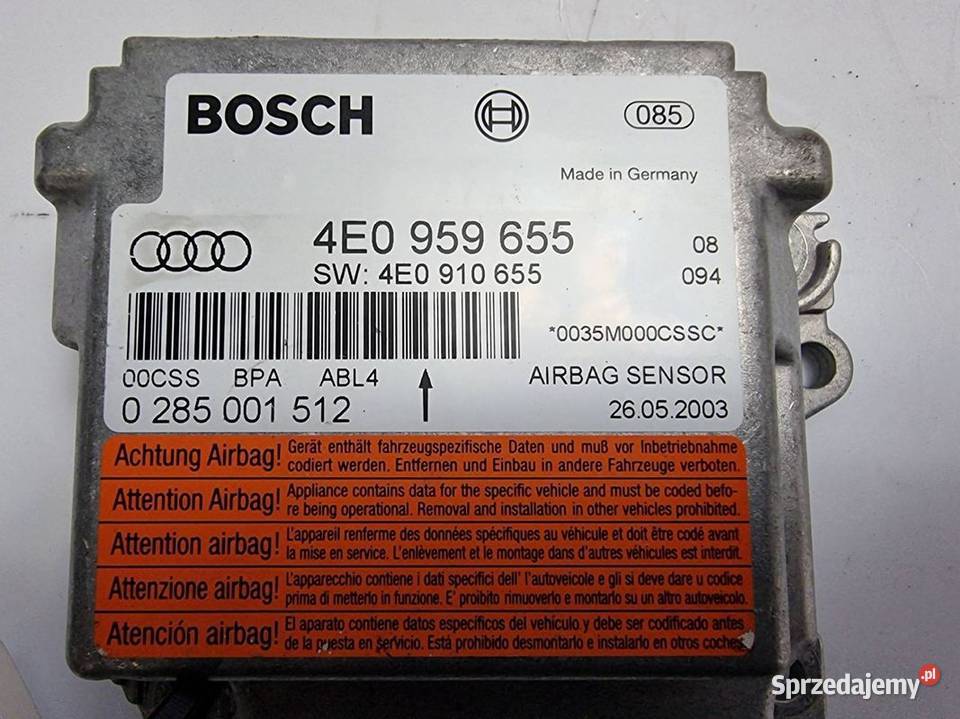 MODUŁ AUDI A8 D3 4E0959655 Motoryzacja kujawsko-pomorskie Lipno
