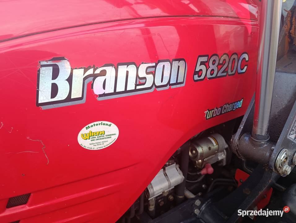 Ciągnik rolniczy branson 5820 c Rawica Nowa