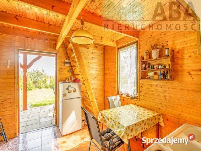 Domek letniskowy linii brzegowej jeziora 61.39m2 Trzemeszno sprzedam