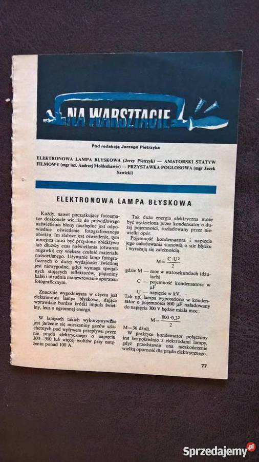 Czasopismo Na Warsztacie Wrocław sprzedam
