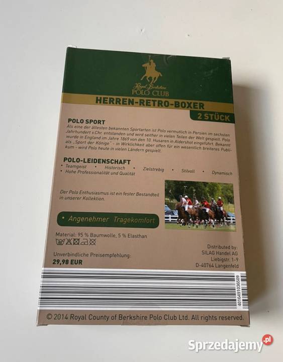 POLO Club Majtki bokserki męskie xxl royal kujawsko-pomorskie Toruń