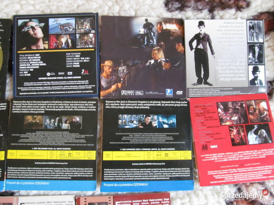 Płyty DVD z filmami zestaw 13 nowe Lublin