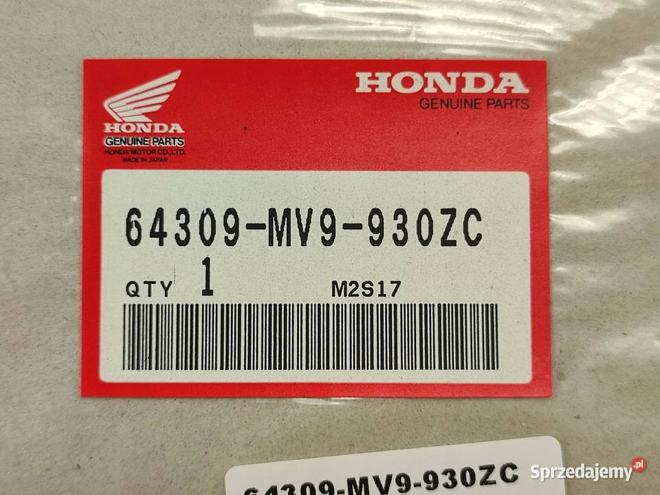 NAKLEJKA PRAWY BOCZEK HONDA CBR600F HURRICANE