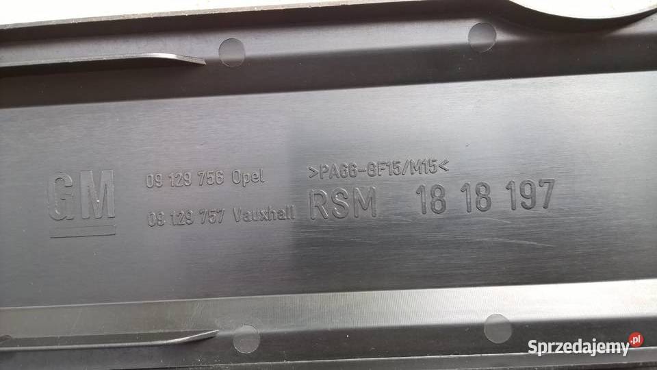 Zaślepka maskownica cewki silnika Opel Corsa b c osobowe Chełm