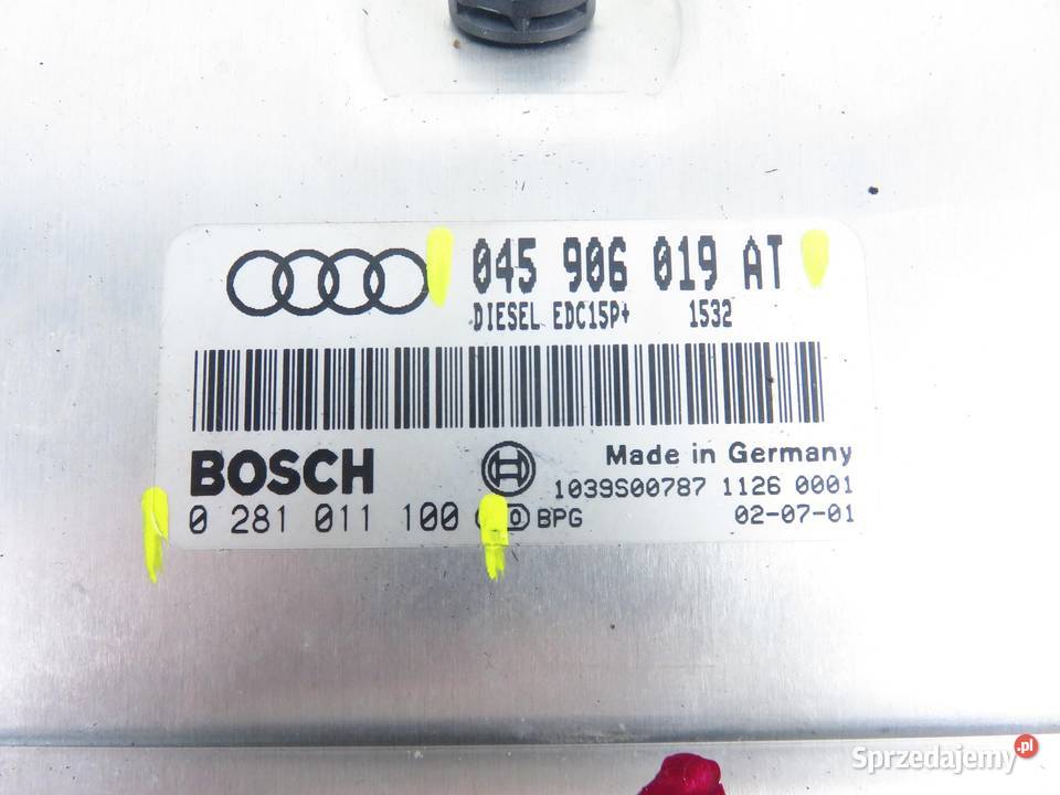 STEROWNIK AUDI A2 8Z0 14 TDI AMF 045906019AT