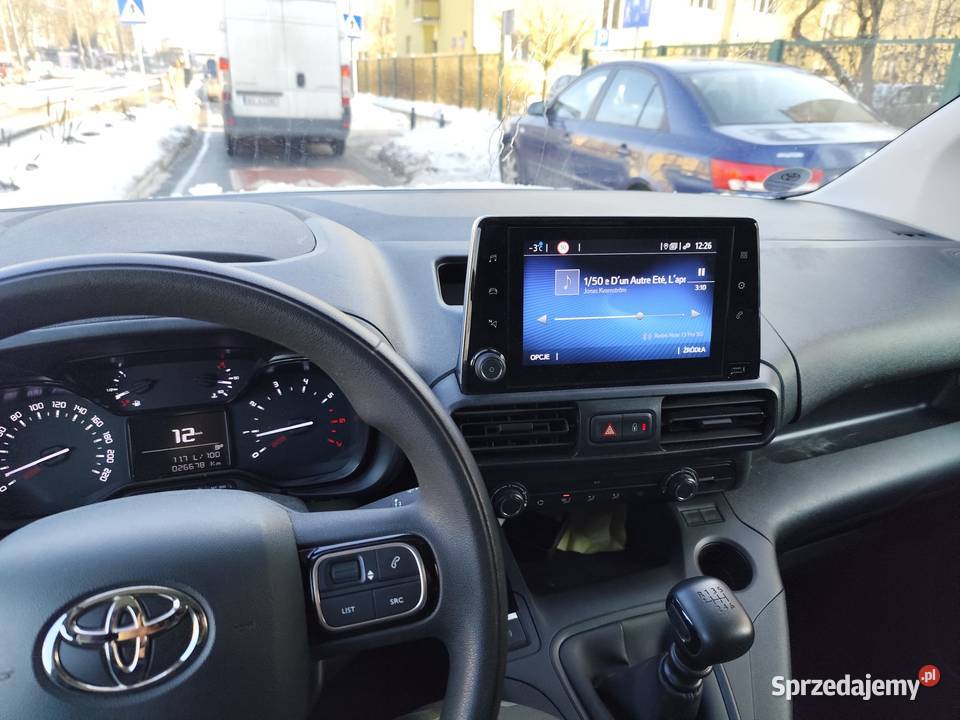 Toyota Proace City na fabrycznej gwarancji 27000km mazowieckie Warszawa sprzedam
